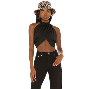 Black crop top